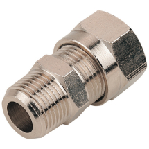 2018-5385 08MM X 3/8inch BSPT Male Stud Nickel Plated