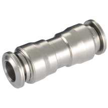 8904000004 1/4inch OD Tube Equal Straight Nickel Plated