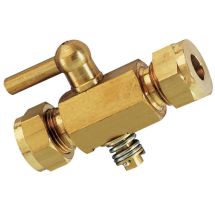 EPC14 1/4inch OD Equal Brass Plug Cock