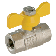 Ball Valves 1/4inch  BSPP Profit Yello Butterfly Handle