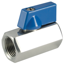Stainless Steel 1/4inch F/F 316 Hex Mini Ball Valve