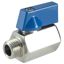 Stainless Steel 1/4inch M/F 316 Hex Mini Ball Valve