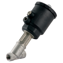 Angle Seat Piston Valves 1.1/4inch 2 Way NO Stainless Steel