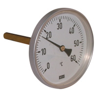 Bi-metallic Thermometers Centre Back Connection