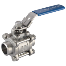 Stainless Steel ISO Pad Valves 1inch     Butt/Weld Ball Valve inch316inch 3Pc