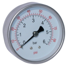 All Stainless Steel Dry Gauges, Centre Back Connection