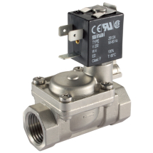 Stainless Steel 2/2 N/O, Pilot Operated Solenoid Valves