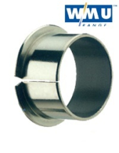 Wrapped PTFE Lined Bearings , Metric Flanged