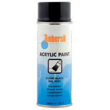 Ambersil Acrylic Paint Gloss Black RAL 9005
