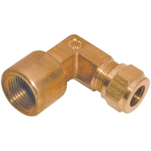 APFE-516-14 5/16inch OD X 1/4inch BSP Female Brass Elbow