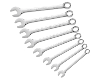 Combination Spanner Set of 8 Metric 8 to 24mm