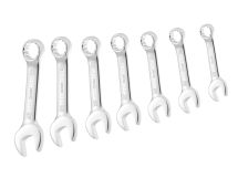 Combination Stubby Spanner Set of 7 Metric 10 to 19mm