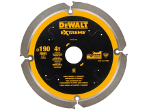 Extreme PCD Fibre Cement Saw Blade 190 x 30mm x 4T