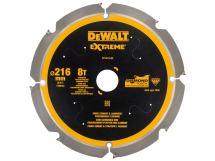 Extreme PCD Fibre Cement Saw Blade 216 x 30mm x 8T
