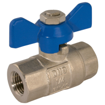 Ball Valves 1/4inch  BSPP Profit Blue Butterfly Handle