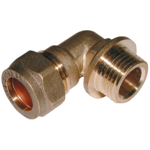 EPS-CFME-15-12 15MM OD X 1/2inch BSPP Male Elbow Brass