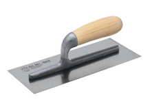 820 Plasterers Finishing Trowel Stainless Steel  Wooden Handle 11 x 4.3/4in