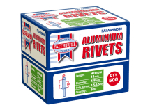 Aluminium Rivets 4.8mm x 11mm Medium Bulk Pack of 500