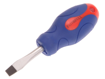 Soft-Grip Screwdriver Slotted Flared Tip 6.5mm x 40mm Stubby