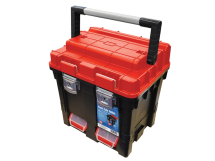 Plastic Cube Toolbox - 2 Trays 44cm (17in) Deep
