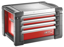 Jet.C4M3 Tool Chest 4 Drawer Red