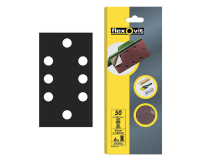 1/3 Sanding Sheets Quick Release Coarse Grit (Pack of 6)