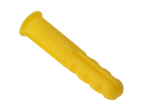 Plastic Wall Plug Yellow No.4-6 Box 1000