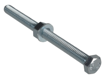High Tensile Set Screw ZP M8 x 100mm Forge Pack 2