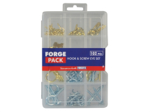 Hook & Screw Eye Kit ForgePack 102 Pieces