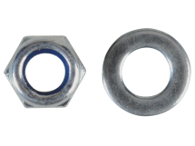Nyloc Nuts & Washers Zinc Plated M5 Forge Pack 40