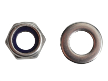 Nyloc Nuts & Washers A2 Stainless Steel M6 Forge Pack 20