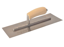 MXS13SS Plasterers Finishing Trowel Stainless Steel Wooden Handle 13 x 5in