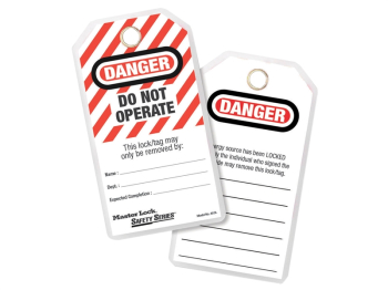 Lockout Tags - DANGER DO NOT OPERATE