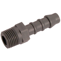 NOR-GES10R14 1/4inch BSPT Male X 10MM ID Hose Tail Black