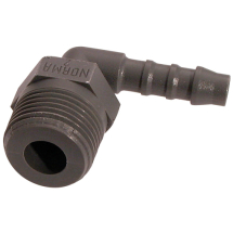 NOR-WES10R14 1/4inch BSPT Male Elbow X 10MM ID Hose Tail