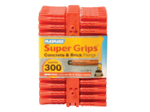 RP 187 Solid Wall Super Grips Fixings Red (300)