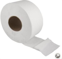 Mini Jumbo Toilet Roll White 3inch Core 2 Ply 150M x 95MM PK6