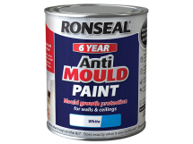 6 Year Anti Mould Paint White Silk 750ml