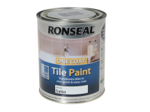 One Coat Tile Paint White Satin 750ml