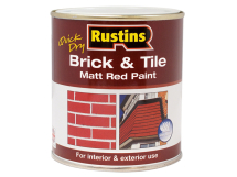Quick Dry Brick & Tile Paint Matt Red 250ml