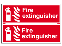 Fire Extinguisher - PVC 300 x 200mm