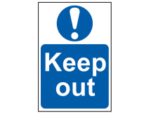 Keep Out - PVC 400 x 600mm