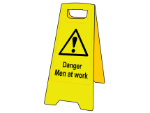 Danger Men At Work Heavy-Duty A Board