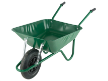 Boxed 85L Green Easi-Load Builders Wheelbarrow