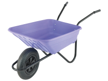 Boxed 90L Lilac Polypropylene Wheelbarrow