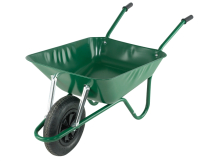 85L Green Easi-Load Builders Wheelbarrow