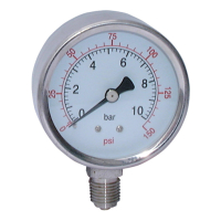 All Stainless Steel Dry Gauges Bottom Connection