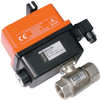 Electrically Actuated 2 Way Brass Ball Valves