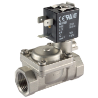 Stainless Steel 2/2 N/O Pilot Operated Solenoid Valves