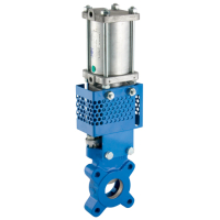 Pneumatic Double Acting Knife Gate Valves